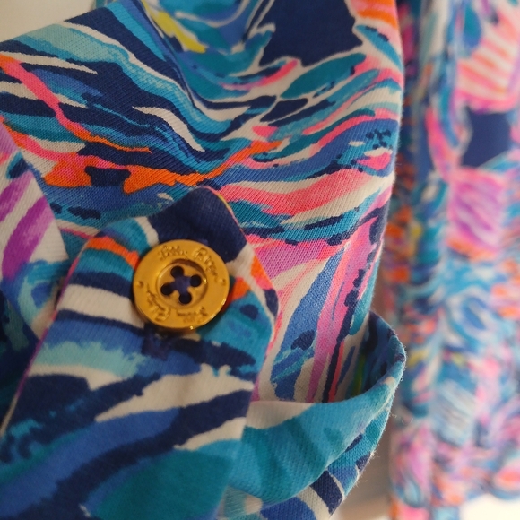 Lilly Pulitzer Dress 100% Pima Cotton Size XS Vacation Beach Cruise Resort Party - Picture 3 of 10